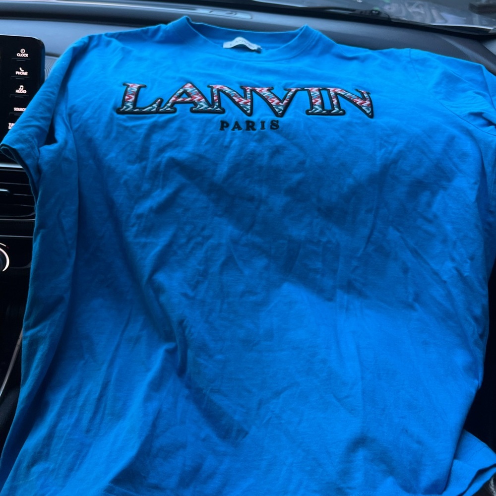 Lanvin blue shirt